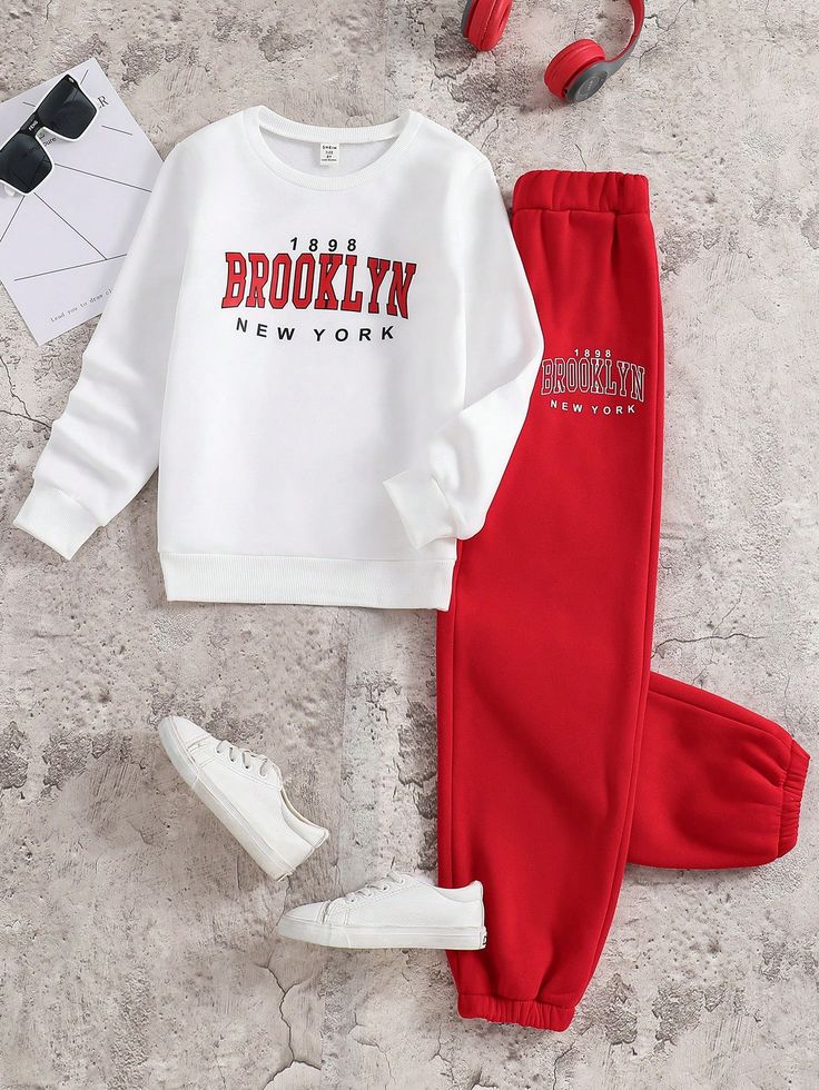 Girls Brooklyn printed Top And Bottom Set