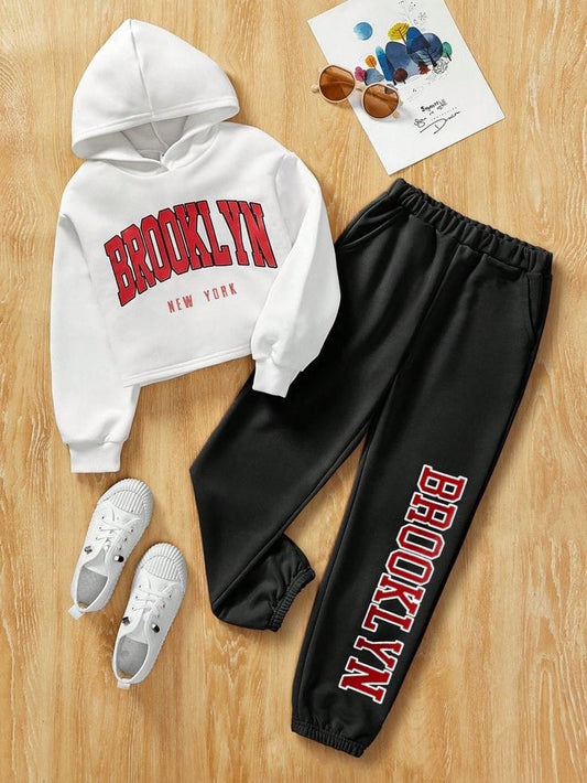 Girls Sketing Girls printed Top And Bottom Set