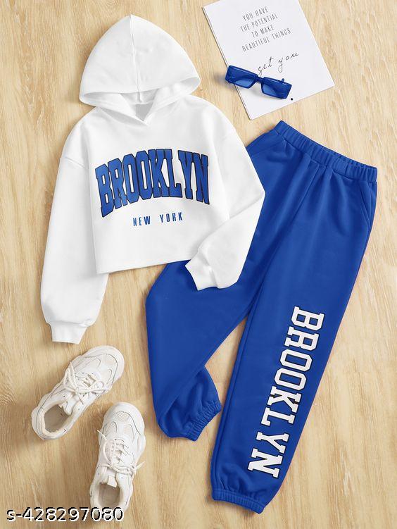 Girls Sketing Girls printed Top And Bottom Set