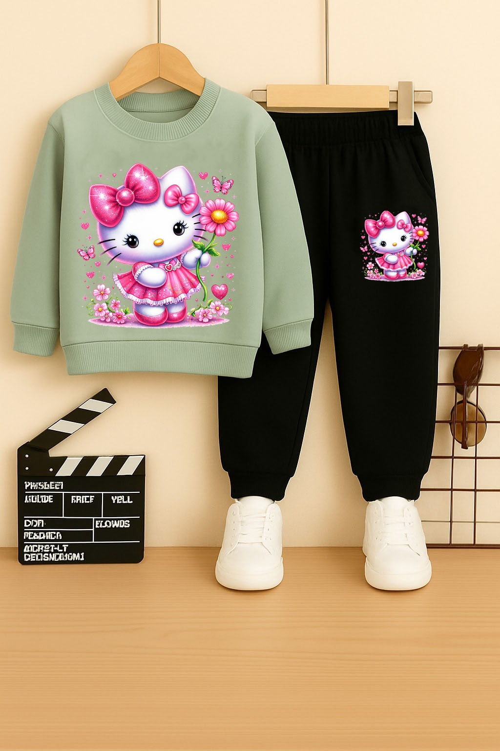 Girls Dancing Bili printed Top And Bottom Set