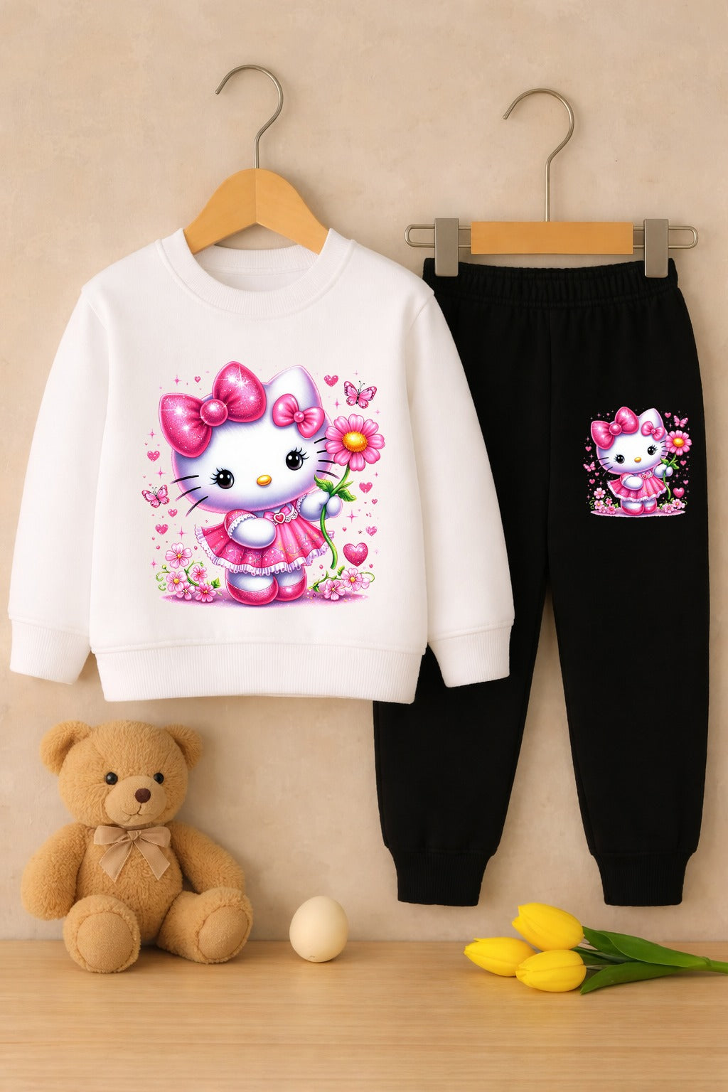 Girls Dancing Bili printed Top And Bottom Set