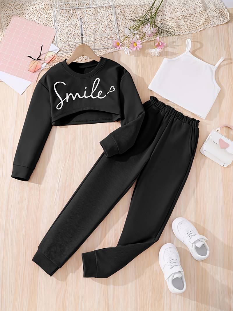 Girls Smile Girls printed Top And Bottom Set