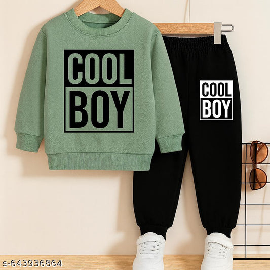Boys Cool Boy printed Top And Bottom Set