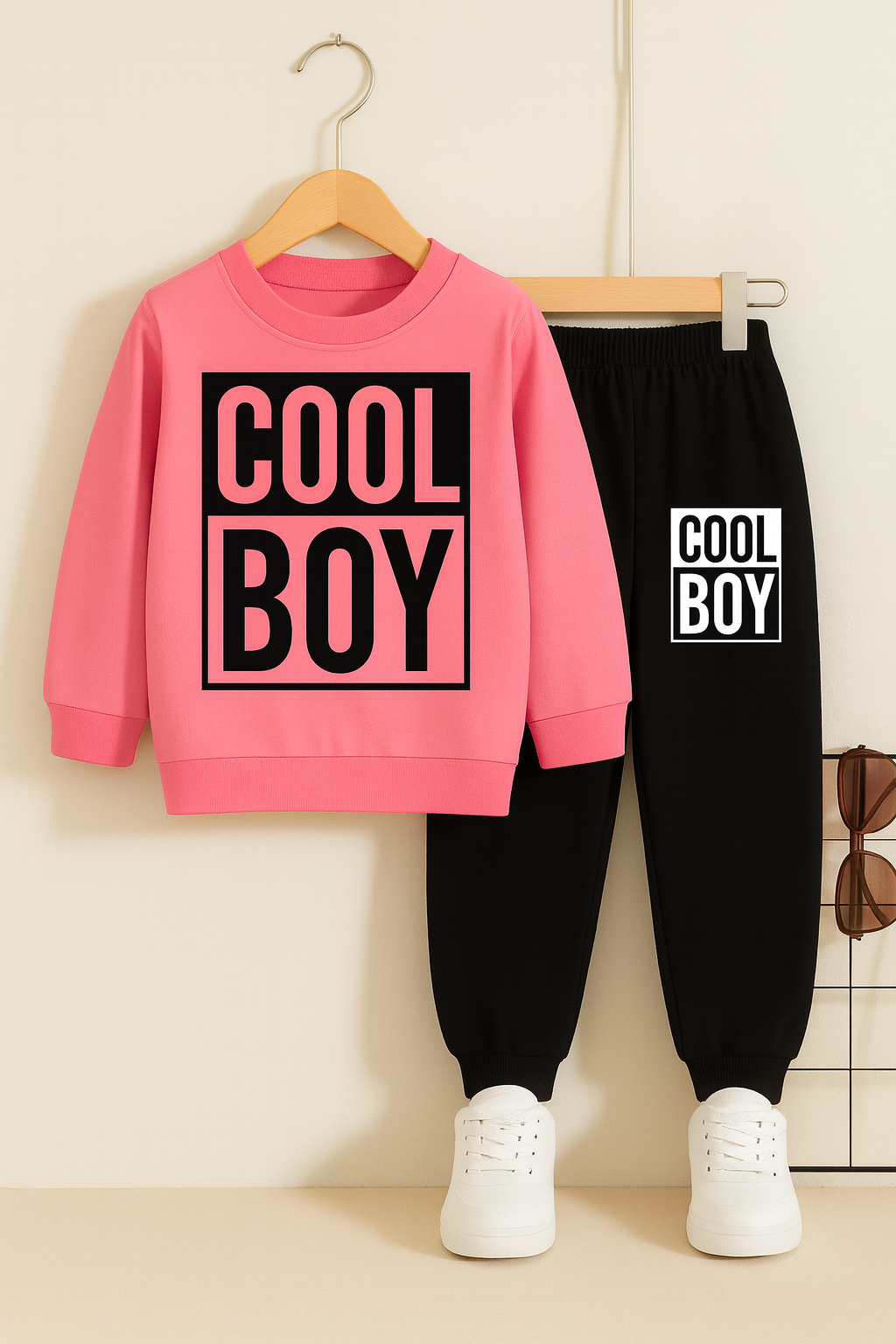 Boys Cool Boy Printed Top And Bottom Set