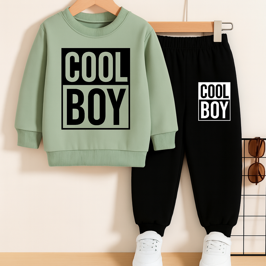 Boys Cool Boy Printed Top And Bottom Set