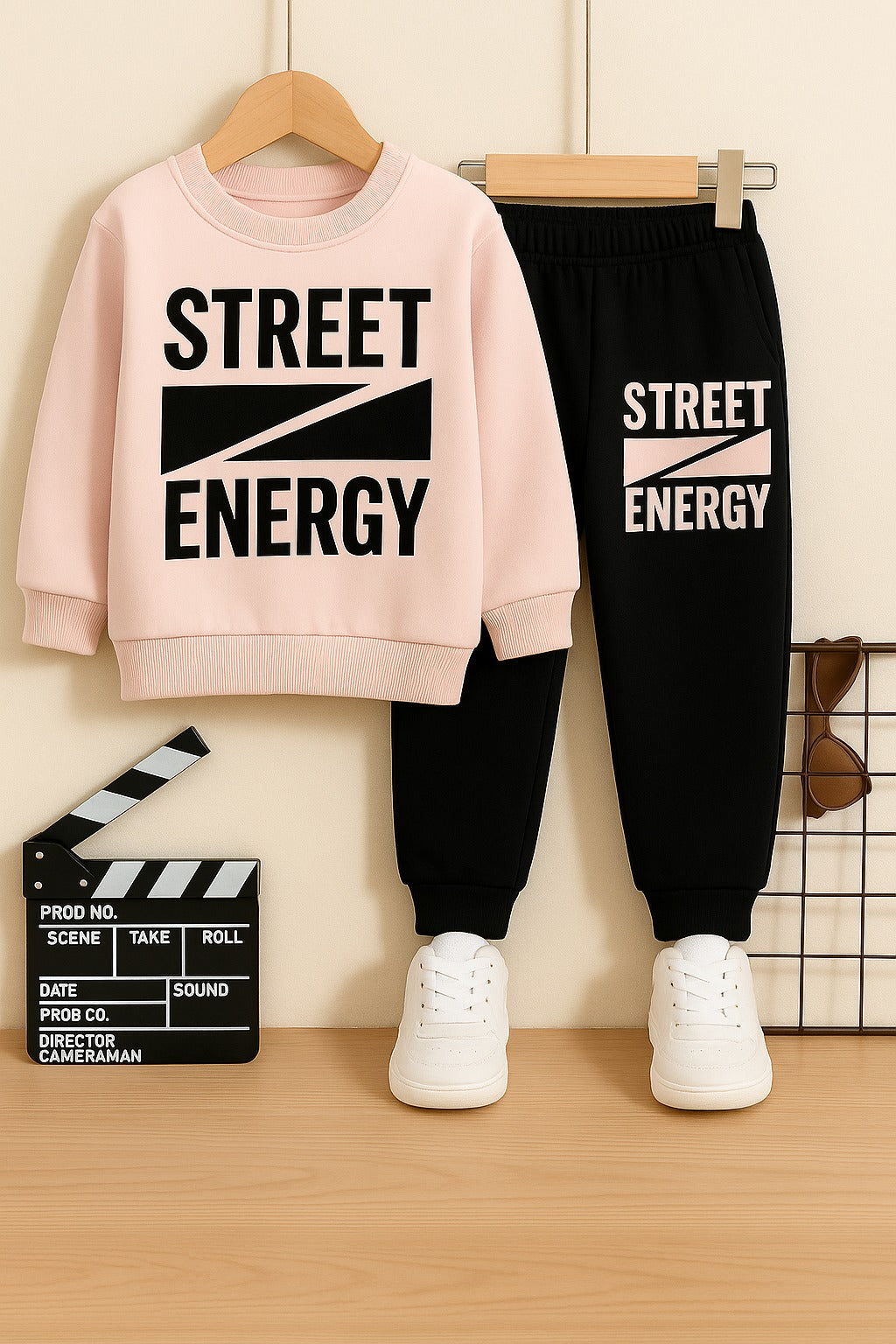 Boys Street Energy Printed Top And Bottom Set