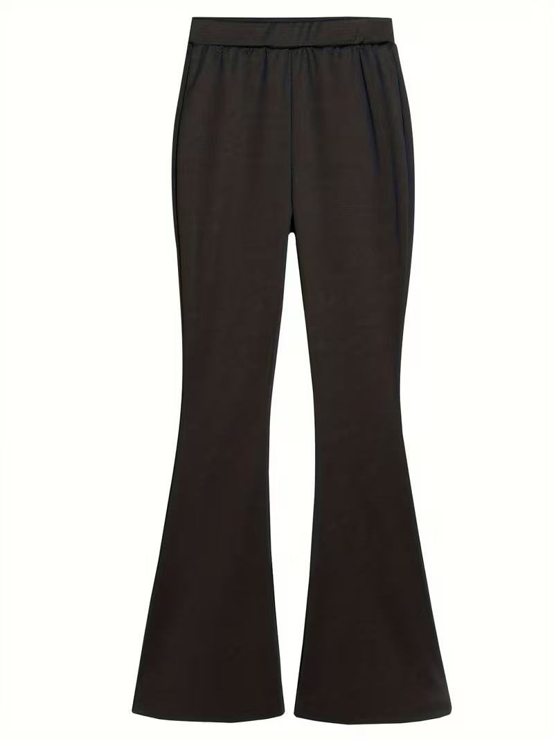 Girls Top & Bottom Combo Set – Round Neck T-Shirt + Flared Pants (Summer)